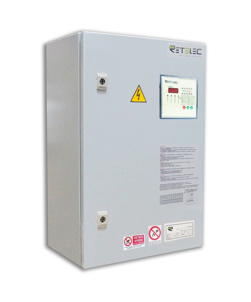 Self-regulating automatic capacitor bank Series STELVIO up to 60 kVAr, wall-mounted