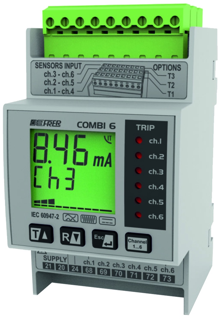 XUL Class A and F multichannel differential relays