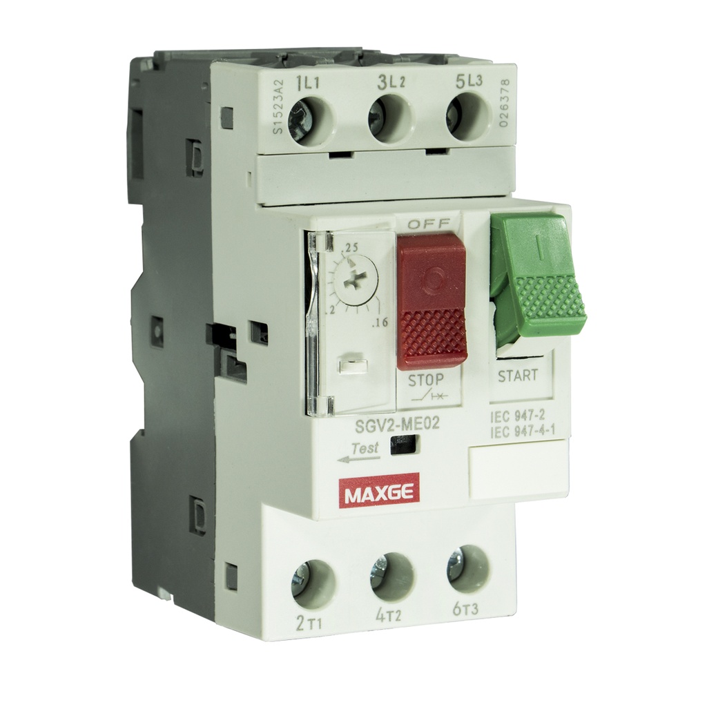 Motor Circuit Breakers from 0.06 to 15kW / 400V (SGV2)