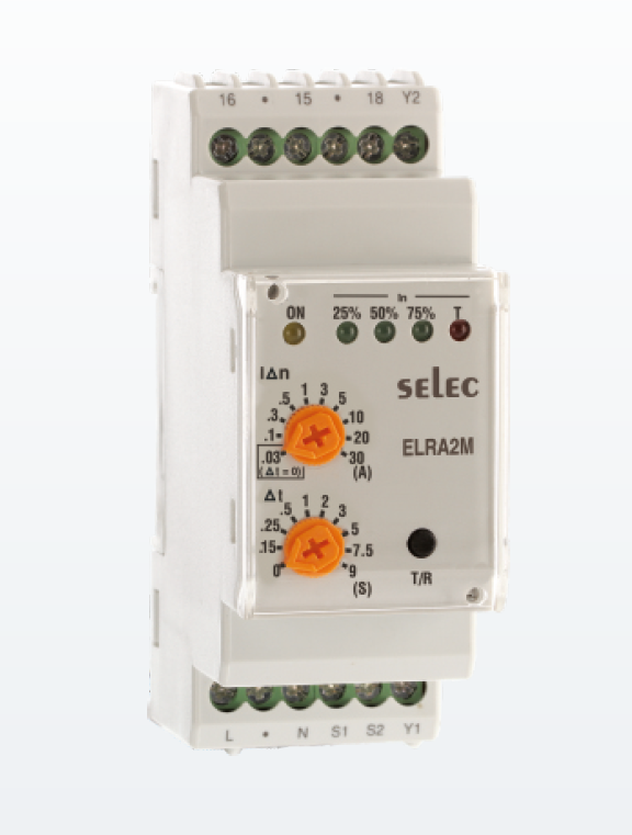 Analog differential relay with percentage leakage indication (ELRA2M)