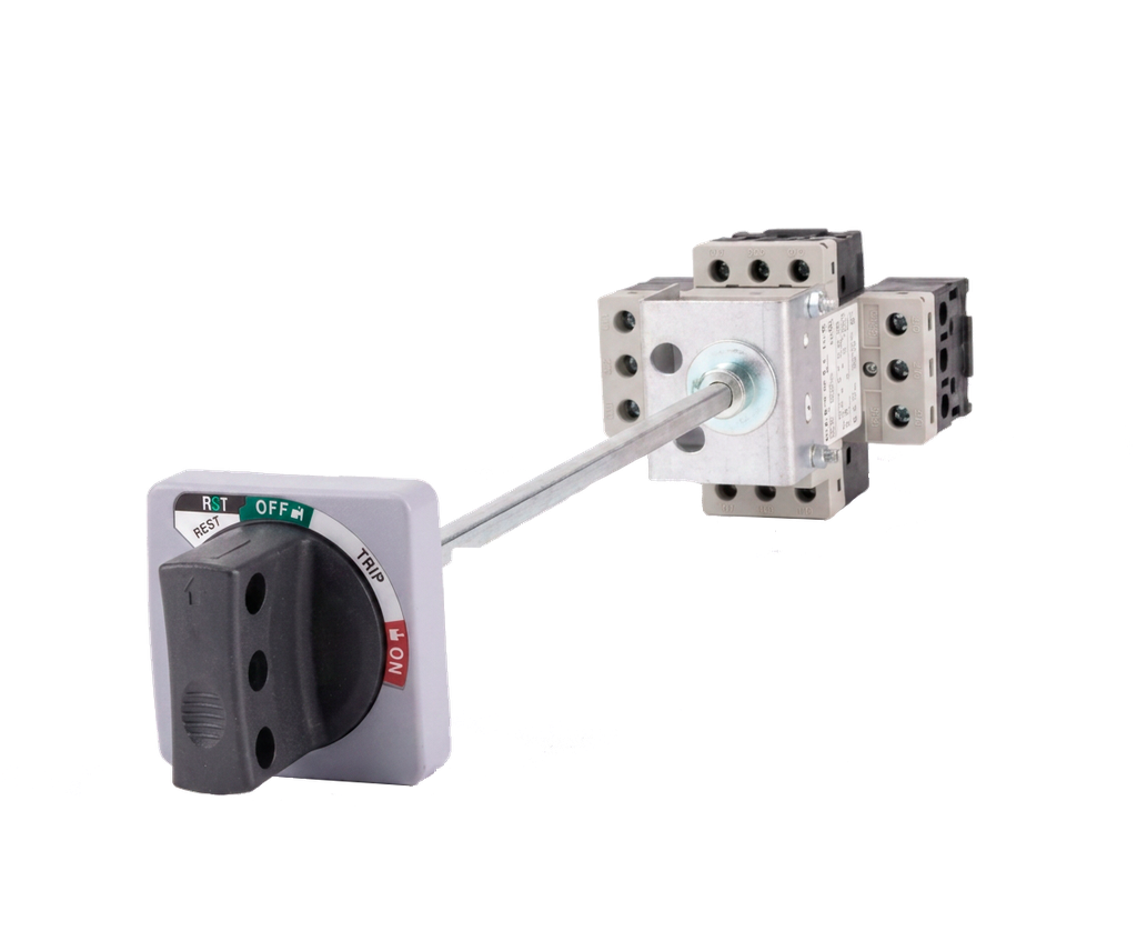 Mando en puerta + Eje prolongador 210mm (SGV2-PMN)