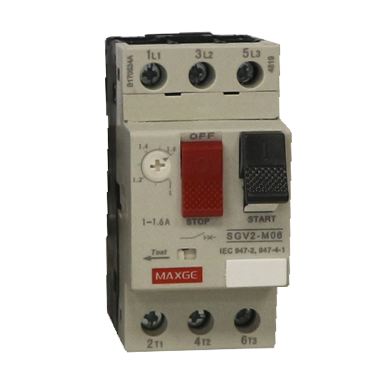 SGV2M Motor circuit breakers in discontinuous service from 0.06 to 15kW / 400V