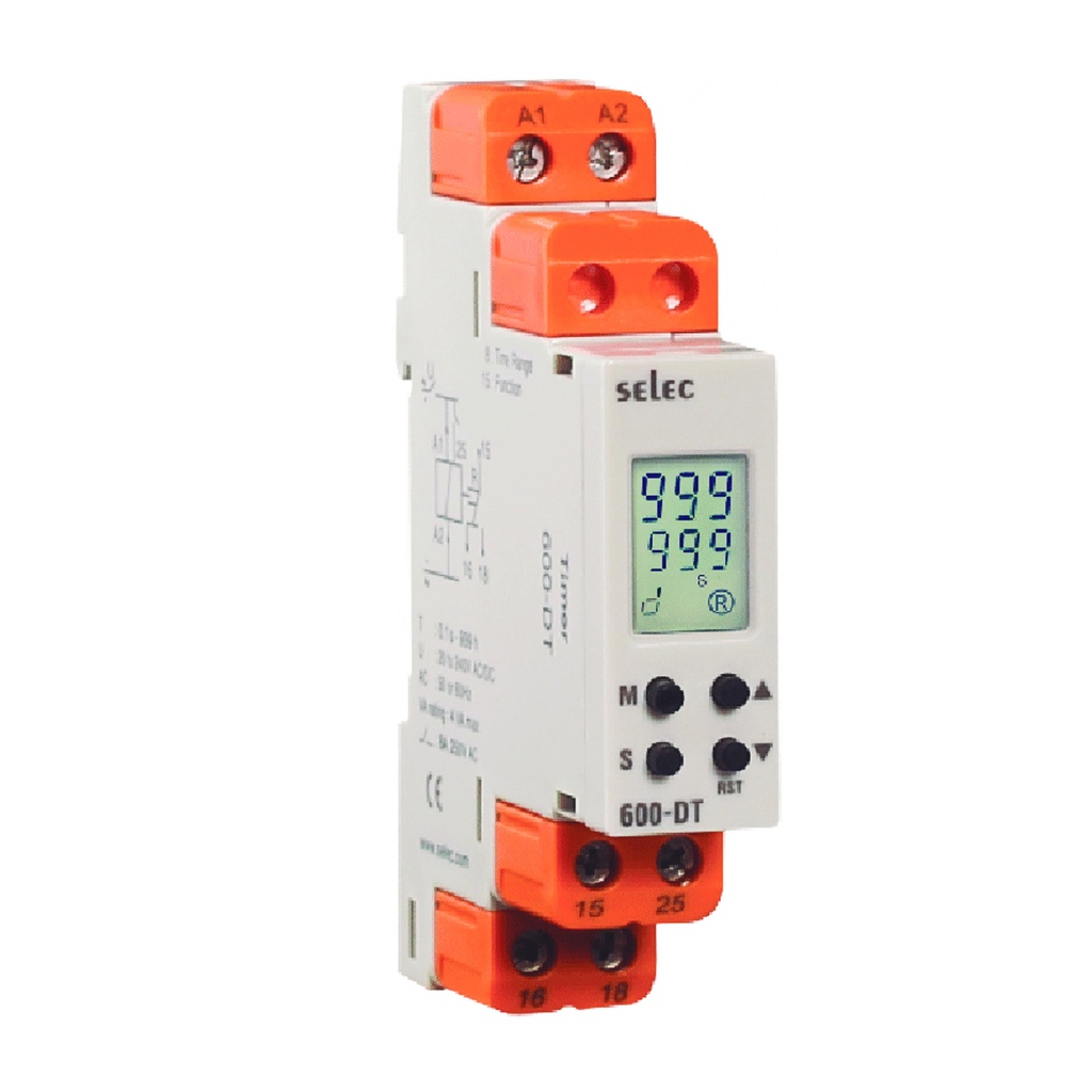 600DT-CU Digital LCD Multifunction Timers