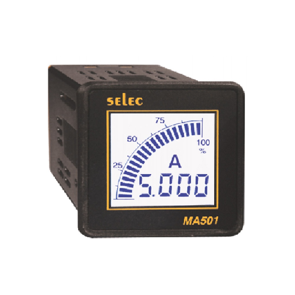 MA Backlit MV Type LCD Ammeters with Bar Graph
