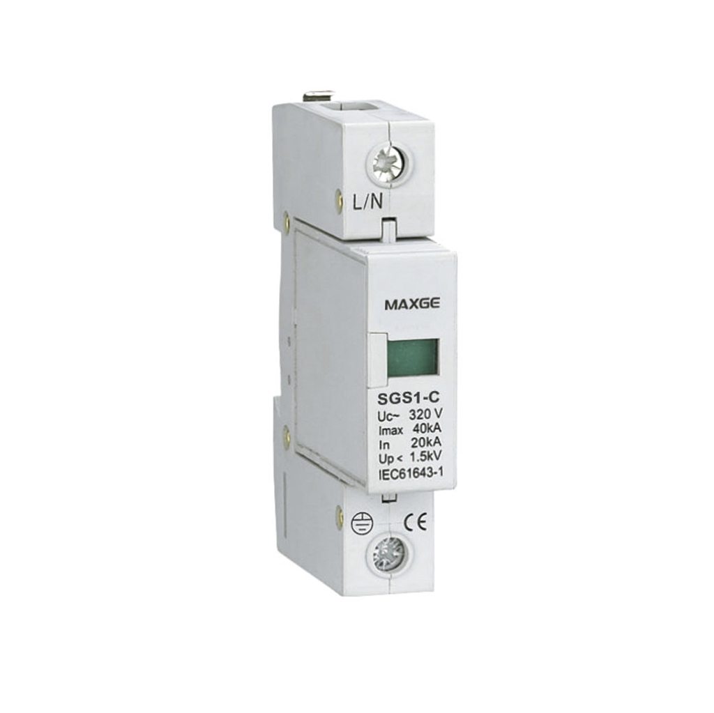 SGS1C Limitadores de sobretensión Tipo 2