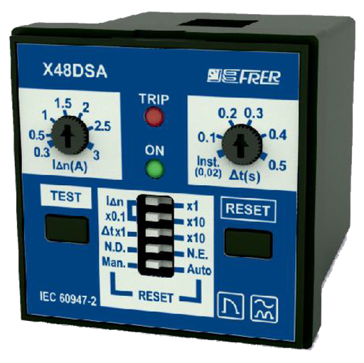 Differential relays DIN rail 2 & 3 modules (XDS)