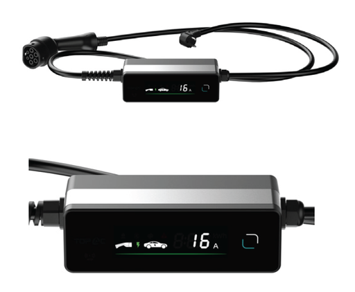 Portable EV charger with LED control display (EVE0103)
