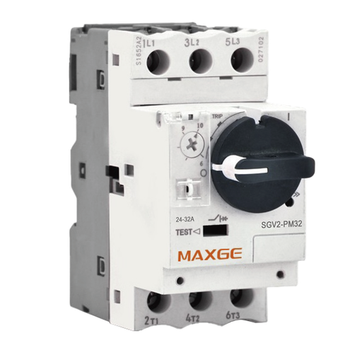 Motor circuit breakers with rotary control from 0.06 to 15kW / 400V (SGV2PM)