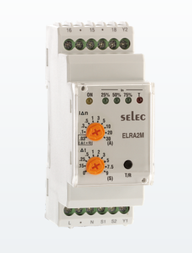 Analog differential relay with percentage leakage indication (ELRA2M)