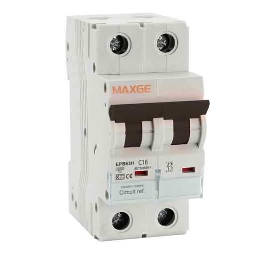 EPB63H Interruptor automático magnetotérmico. Industrial. Poder de corte 10kA.