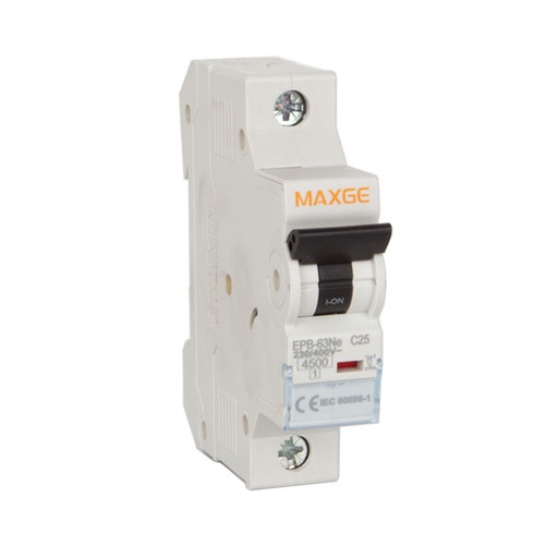 EPB63ME. Magnetothermal automatic switch. Residential. Cut 6kA. C Curve