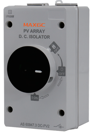 MGISO-32 Rotary load break disconnectors for use 1200VDC